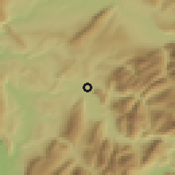 Shaded relief of the 51 km around Annecy-le-Vieux, drawn from the GMTED2010 grid