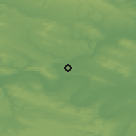 Shaded relief of the 50 km around Éragny, drawn from the GMTED2010 grid