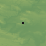 Shaded relief of the 50 km around Ermont, drawn from the GMTED2010 grid