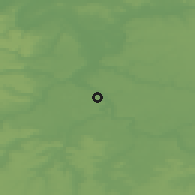 Shaded relief of the 50 km around Évry, drawn from the GMTED2010 grid