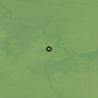 Shaded relief of the 50 km around Fontainebleau, drawn from the GMTED2010 grid