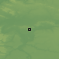 Shaded relief of the 50 km around Fontenay-sous-Bois, drawn from the GMTED2010 grid