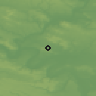 Shaded relief of the 50 km around Franconville, drawn from the GMTED2010 grid