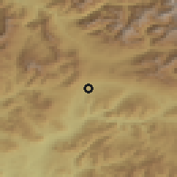 Shaded relief of the 52 km around Gap, drawn from the GMTED2010 grid
