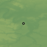 Shaded relief of the 50 km around Gentilly, drawn from the GMTED2010 grid