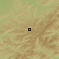 Shaded relief of the 50 km around Gérardmer, drawn from the GMTED2010 grid