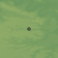 Shaded relief of the 50 km around Gif-sur-Yvette, drawn from the GMTED2010 grid