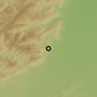Shaded relief of the 50 km around Guebwiller, drawn from the GMTED2010 grid