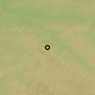 Shaded relief of the 51 km around Guéret, drawn from the GMTED2010 grid