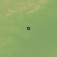 Shaded relief of the 50 km around Haguenau, drawn from the GMTED2010 grid