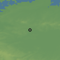 Shaded relief of the 49 km around Hazebrouck, drawn from the GMTED2010 grid
