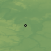 Shaded relief of the 50 km around Arcueil, drawn from the GMTED2010 grid
