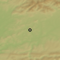 Shaded relief of the 51 km around Héricourt, drawn from the GMTED2010 grid