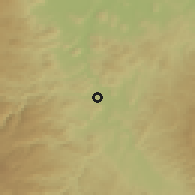 Shaded relief of the 51 km around Issoire, drawn from the GMTED2010 grid