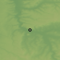 Shaded relief of the 50 km around Joigny, drawn from the GMTED2010 grid