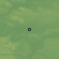 Shaded relief of the 50 km around La Courneuve, drawn from the GMTED2010 grid