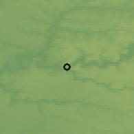 Shaded relief of the 50 km around La Ferté-sous-Jouarre, drawn from the GMTED2010 grid