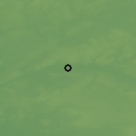 Shaded relief of the 50 km around La Flèche, drawn from the GMTED2010 grid