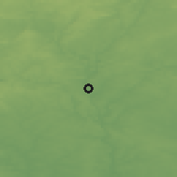 Shaded relief of the 50 km around Laval, drawn from the GMTED2010 grid