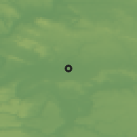 Shaded relief of the 50 km around Le Bourget, drawn from the GMTED2010 grid