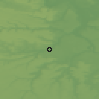 Shaded relief of the 50 km around Arpajon, drawn from the GMTED2010 grid