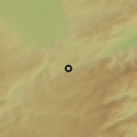 Shaded relief of the 51 km around Le Chambon-Feugerolles, drawn from the GMTED2010 grid