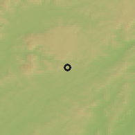 Shaded relief of the 51 km around Le Creusot, drawn from the GMTED2010 grid