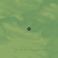Shaded relief of the 50 km around Le Pecq, drawn from the GMTED2010 grid