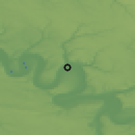 Shaded relief of the 50 km around Le Petit-Quevilly, drawn from the GMTED2010 grid
