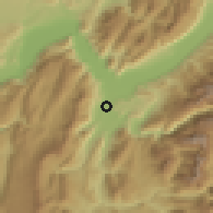 Shaded relief of the 51 km around Le Pont-de-Claix, drawn from the GMTED2010 grid