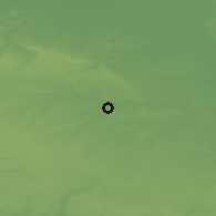 Shaded relief of the 49 km around Arras, drawn from the GMTED2010 grid