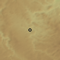 Shaded relief of the 52 km around Le Puy-en-Velay, drawn from the GMTED2010 grid