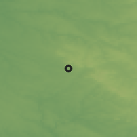 Shaded relief of the 51 km around Les Herbiers, drawn from the GMTED2010 grid