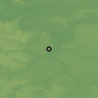 Shaded relief of the 50 km around Athis-Mons, drawn from the GMTED2010 grid