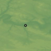 Shaded relief of the 50 km around Aubergenville, drawn from the GMTED2010 grid