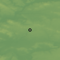 Shaded relief of the 50 km around Louvres, drawn from the GMTED2010 grid