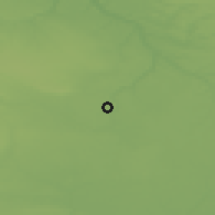 Shaded relief of the 50 km around Lucé, drawn from the GMTED2010 grid