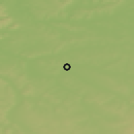Shaded relief of the 50 km around Lunéville, drawn from the GMTED2010 grid