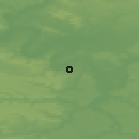 Shaded relief of the 50 km around Malakoff, drawn from the GMTED2010 grid