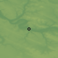 Shaded relief of the 50 km around Mantes-la-Jolie, drawn from the GMTED2010 grid