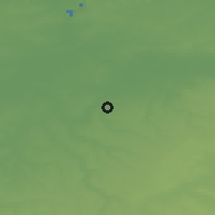 Shaded relief of the 49 km around Marly, drawn from the GMTED2010 grid