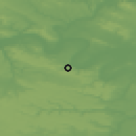 Shaded relief of the 50 km around Marly-le-Roi, drawn from the GMTED2010 grid