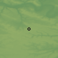 Shaded relief of the 50 km around Maurepas, drawn from the GMTED2010 grid