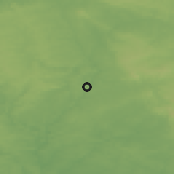 Shaded relief of the 50 km around Mayenne, drawn from the GMTED2010 grid