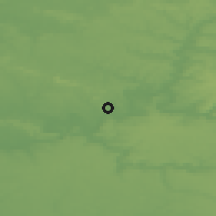 Shaded relief of the 50 km around Meaux, drawn from the GMTED2010 grid
