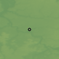 Shaded relief of the 50 km around Melun, drawn from the GMTED2010 grid