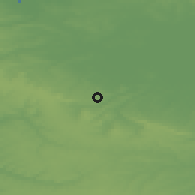 Shaded relief of the 49 km around Auchel, drawn from the GMTED2010 grid