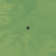 Shaded relief of the 50 km around Mennecy, drawn from the GMTED2010 grid