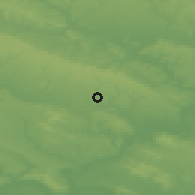 Shaded relief of the 50 km around Méru, drawn from the GMTED2010 grid