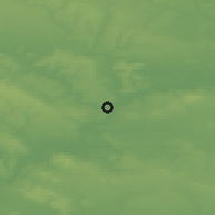 Shaded relief of the 50 km around Montataire, drawn from the GMTED2010 grid